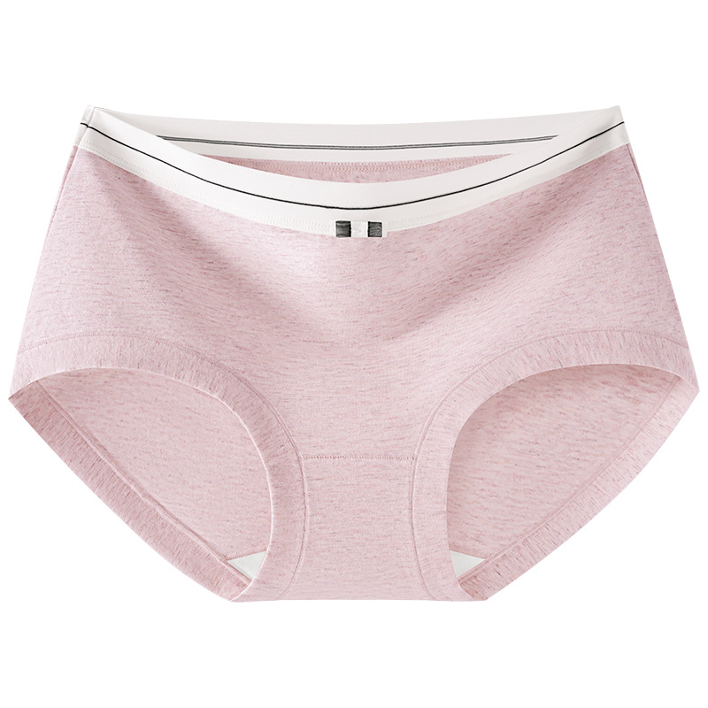 Xinjiang ropa interior de gran tamaño de algodón de fibra larga, entrepierna de algodón de algodón puro para mujer 10A entrepierna de algodón antibacteriano, cintura media, cadera, calzoncillos para mujer