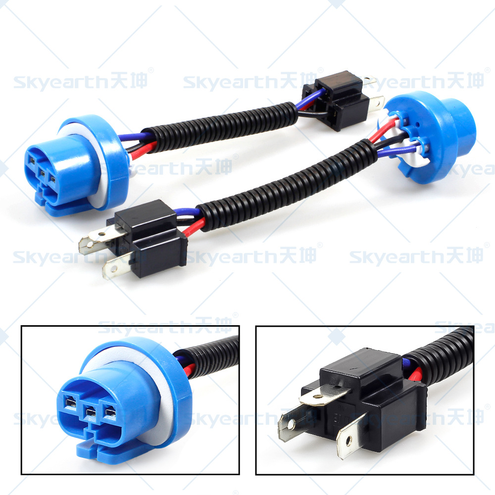 Faros de automóvil adaptador de lámpara de niebla de línea de extensión de lámpara de automóvil kit de arnés de cableado de fabricación directa puede producirse bajo demanda