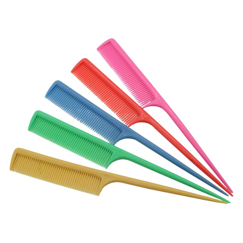 701A black flat tooth pointed tail comb professional makeup comb hairdressing tools distribution pick comb pointed tail comb wholesale
