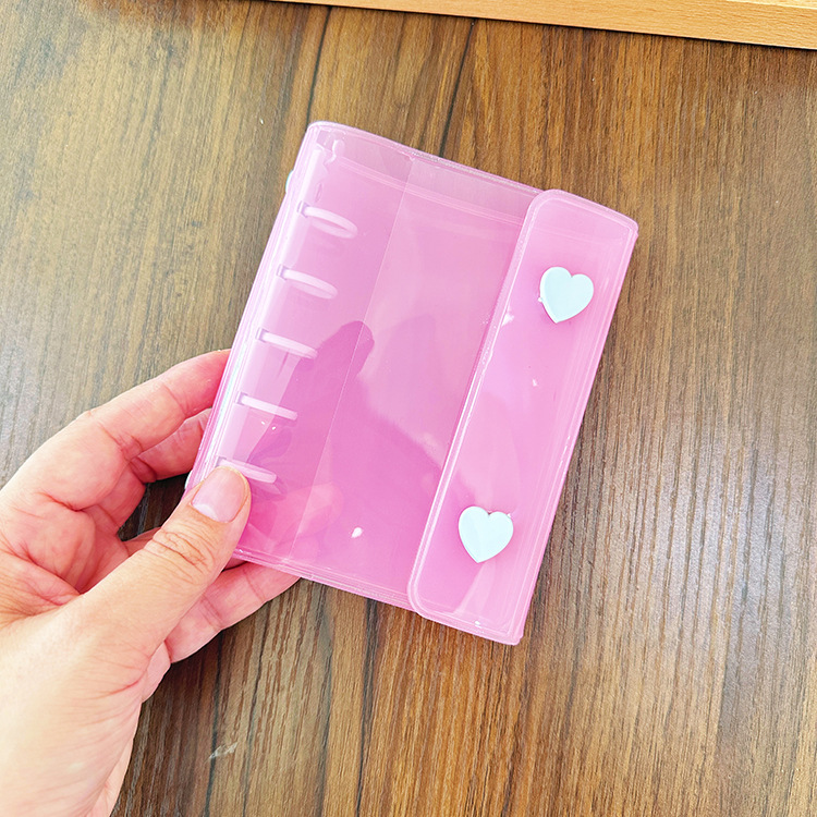 M5 러브 더블 버튼 - 텐더 핑크