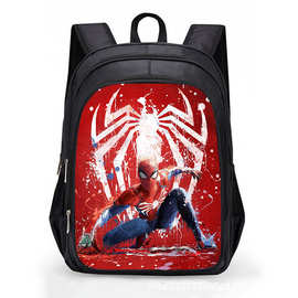 新款蜘蛛侠:2 Spider-Man: 2小学生儿童背包单双层书包双肩背