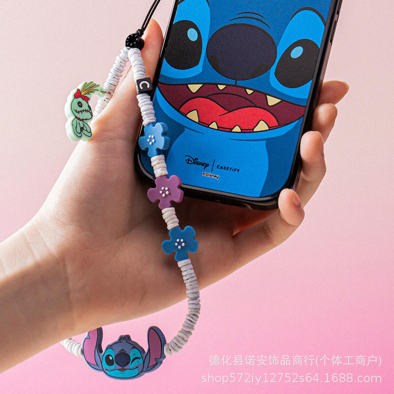 CASE スティッチ携帯電話ストラップネット有名人サマースティッチショートパーソナライズ携帯電話ケースストラップstltchペンダント|undefined