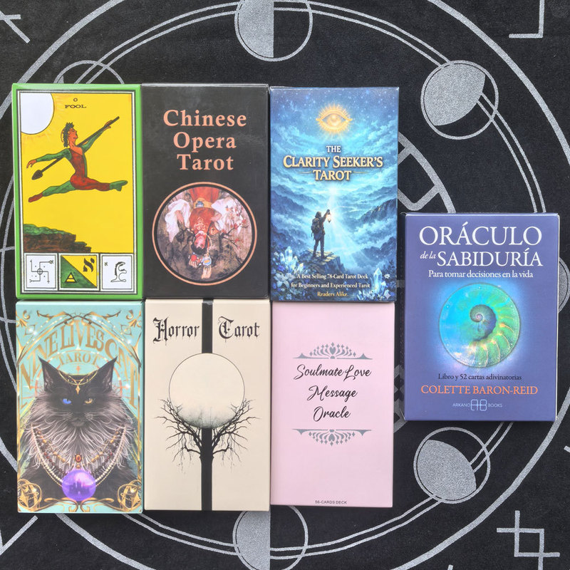 1000 Types of English Version Tarot Cards, Board Games, Oracle Cards, and Card Games That Are Popular in Foreign Trade