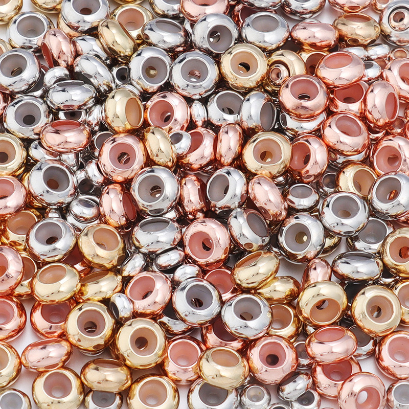 Cross-border European and American Shrink Adjustable Inner Non-slip Silicone Bracelet Necklace Movable Buckle Positioning Beads diy Jewelry Accessories