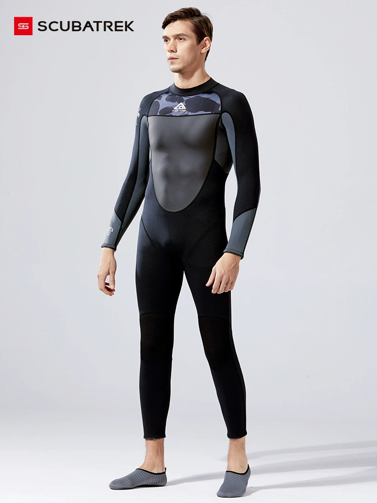 Защитный diving костюм, мужской тёплый влажный купальник, глубокое дайвинг-категория, антихолод, холод, комбинезон для серфинга, влажная одежда