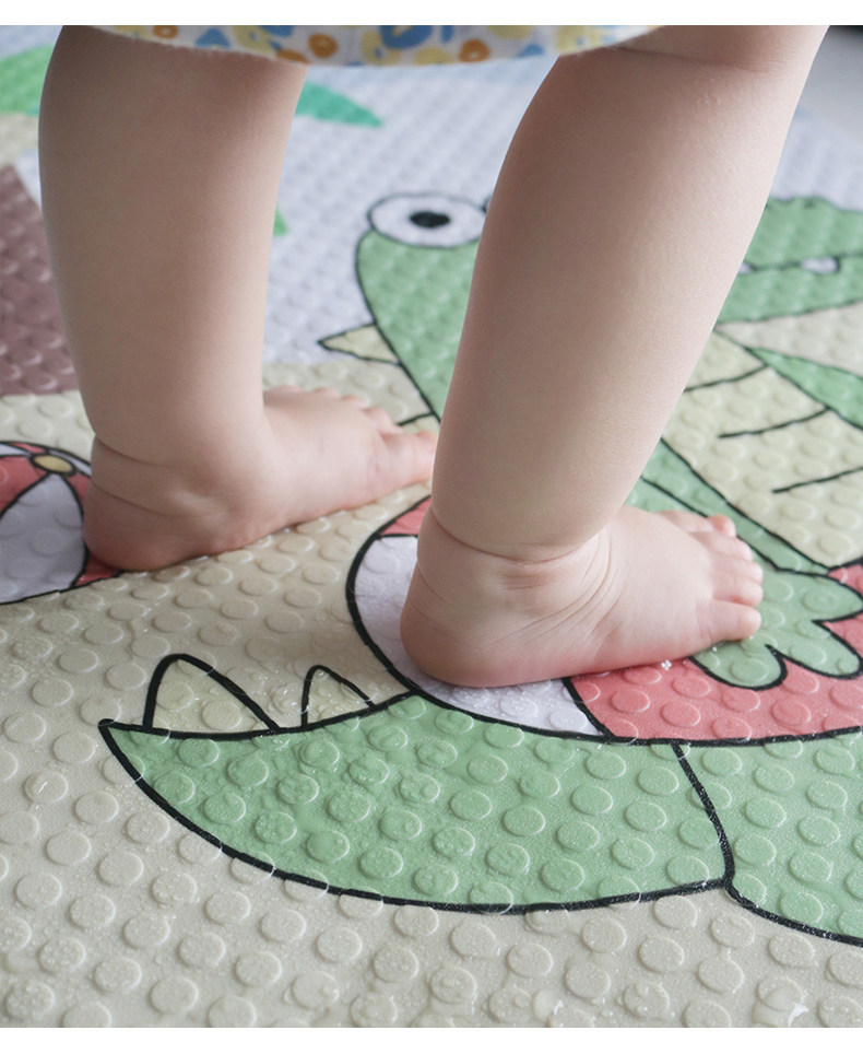 Fan-shaped cartoon bathroom non-slip floor mat for babies and children, shower room bath foot mat, bathroom toilet waterproof mat