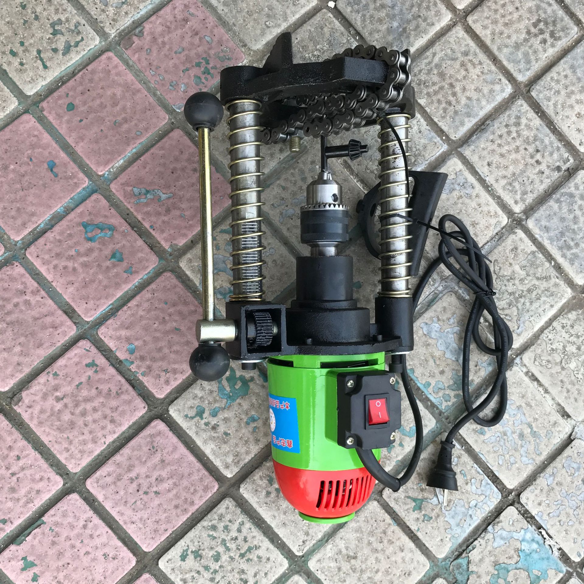 电动管道开孔机 消防钢管打孔器 KG114打孔机质量无忧