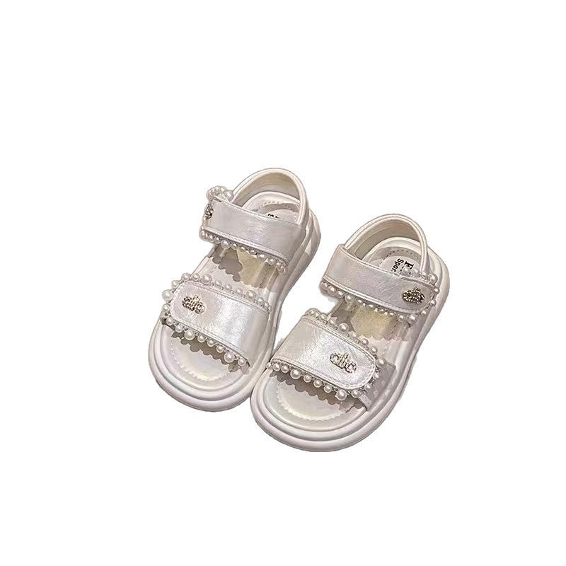 Zapatos de princesa de moda infantil versátil verano 2026 nuevas niñas huecos zapatos de princesa de dedos abiertos zapatos casuales de sola suave image 6