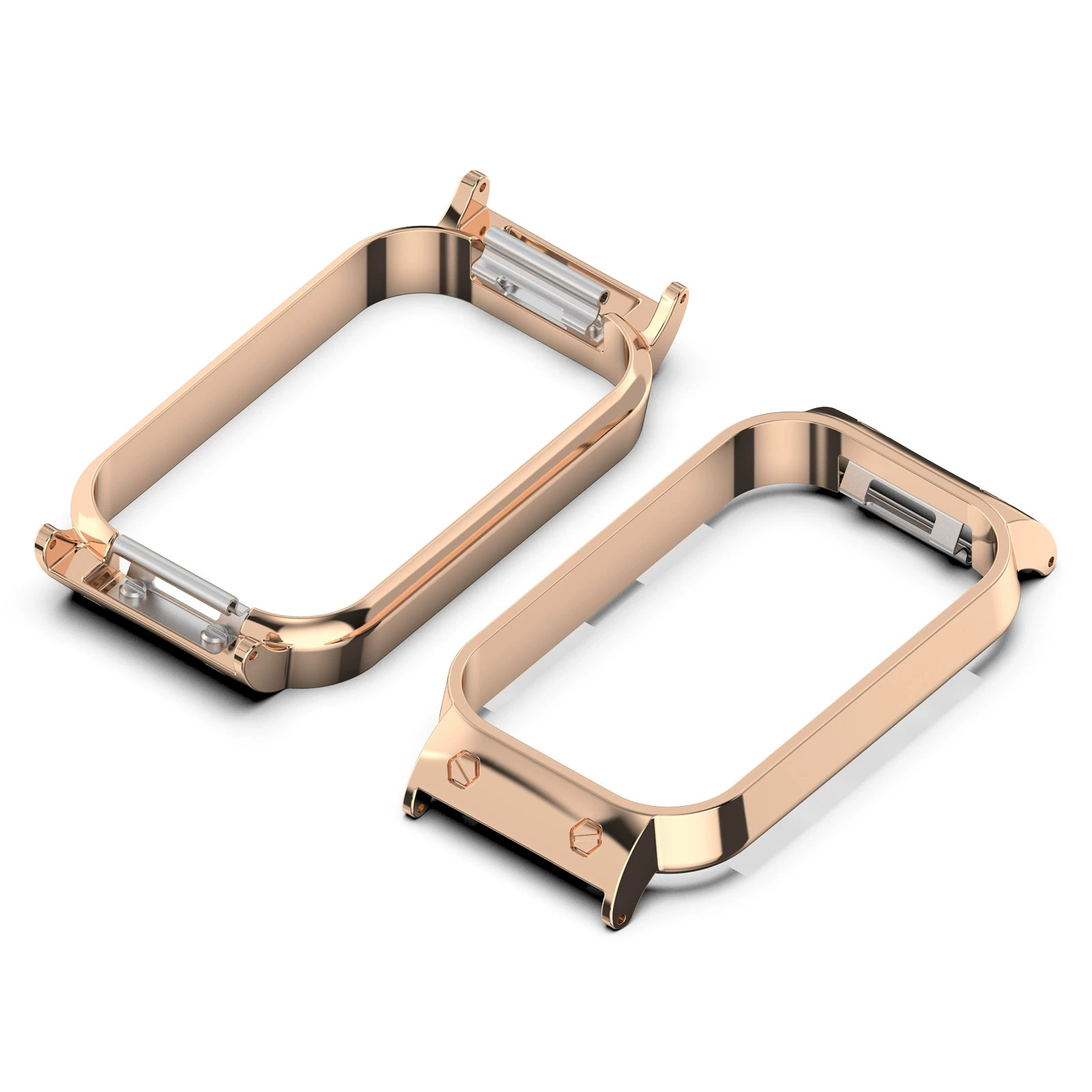 Подходит для Xiaomi Band 8 Active, металлический корпус для часов и соединительная рамка для Redmi Band 2