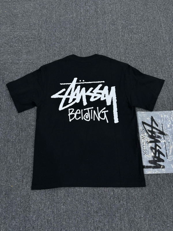 夏スティス スティス 2025 新しいメンズとレディース半袖 Tシャツメンズルーズヘビーウェイト高品質 Tシャツプリント|undefined