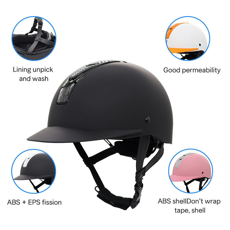 Equestrian Helmet Riding Hat Knight Hat Summer Ultra-Light Youth and Children Equestrian Helmet Cross-Border Wholesale