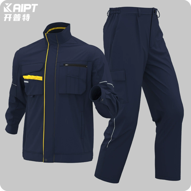 Трансграничный весенний и осенний комбинезон мужской длинный рукав набор печати LOGO светоотражающие полоски