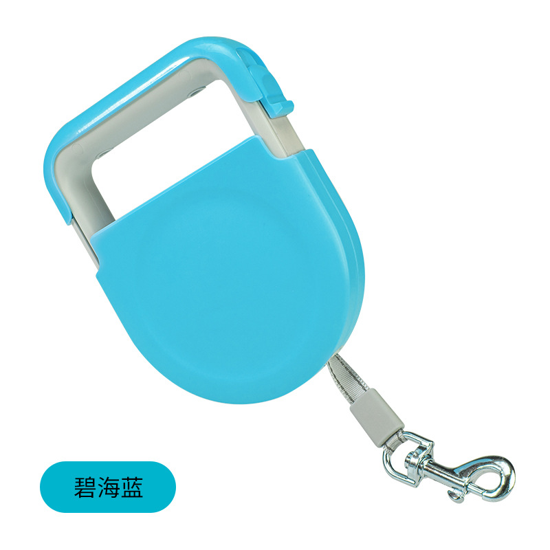 Nueva cadena de perro de tracción transfronteriza, cuerda para pasear perro especial para cachorros, cuerda de tracción telescópica automática a prueba de explosiones, pelo directo de fábrica