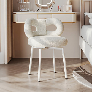Dressing Table Chair Internet Celebrity Butterfly Chair Stool Girls Bedroom Cream Style Manicure Backrest Makeup Chair