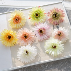 婚慶非洲菊花頭仿真花廠家家居裝飾INS手捧花牆植物假花DY1-3338