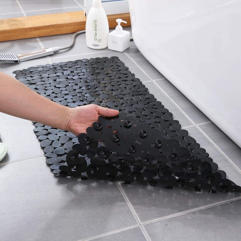 88*40cm Pebble bathroom anti-slip mat bath mat Europe and the United States best-selling stone mat bath anti-fall suction cup mat