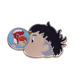 Cartoon Anime Movie Cat Castle Brooch Animated Movie Fan Accessories