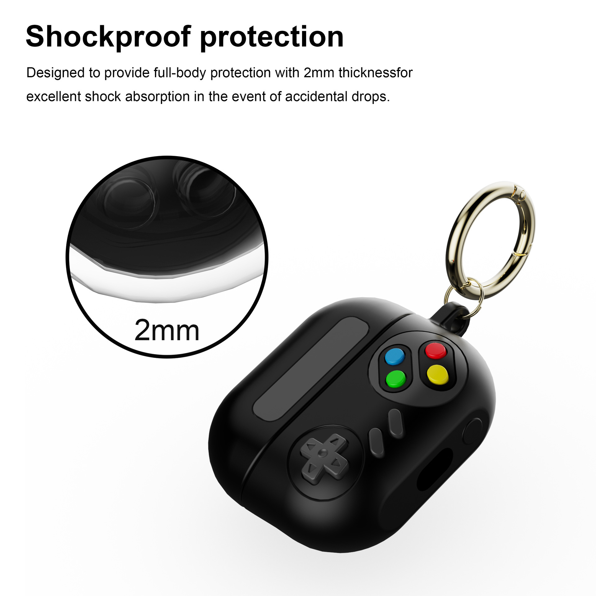 Para Samsung Galaxy Buds3 y 3pro Silicone Retro Headset Cover 2mm grosor image 2