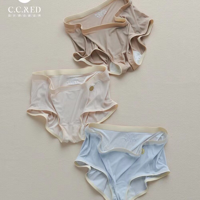 Heluyi 8028 women's underwear mask cool ultra-thin skin-friendly briefs seamless silk bottom crotch skin-friendly soft Heluyi 8028 women's underwear mask cool ultra-thin skin-friendly briefs seamless silk bottom crotch skin-friendly soft