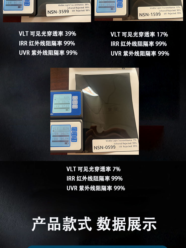 Car insulation film window glass film explosion-proof sunscreen ceramic solar Film 4s shop Film full roll wholesale