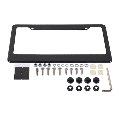 Dry Carbon License Plate Frame Full – License plate holder/license plate holder - btd047-2-hole-carbon-fiber-license-plate-frame