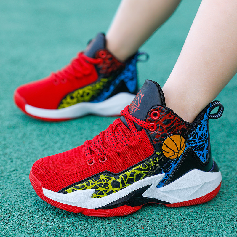 Boys' sneaker 2023 Summer New Mesh Breathable Children's Shoes Basketball Shoes Large Children's Boys Running Shoes Boys' sneaker 2023 Summer New Mesh Breathable Children's Shoes Basketball Shoes Large Children's Boys Running Shoes