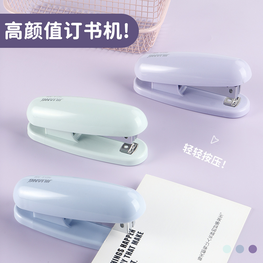 Mini grapadora de alto valor 12 # Grapadora antideslizante para oficina pequeña y mediana
