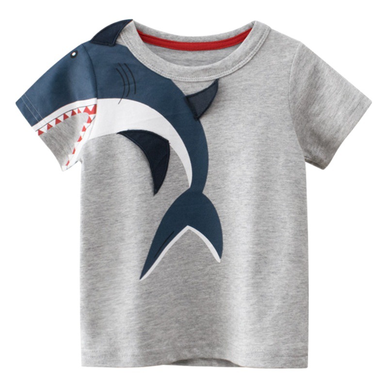 Camisetas de Manga Corta para Niños 2025, Venta al por Mayor, Ropa Infantil Estilo Coreano 27kids, Ropa para Bebés Niños, Dropshipping