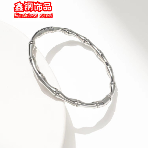 bamboo bracelet stainless steel