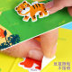 Cross-border Children's Sticker Book Bubble Sticker Jelly Sticker Book 0-3 to 6-year-old Baby Sticker Sticker Repeated Sticker