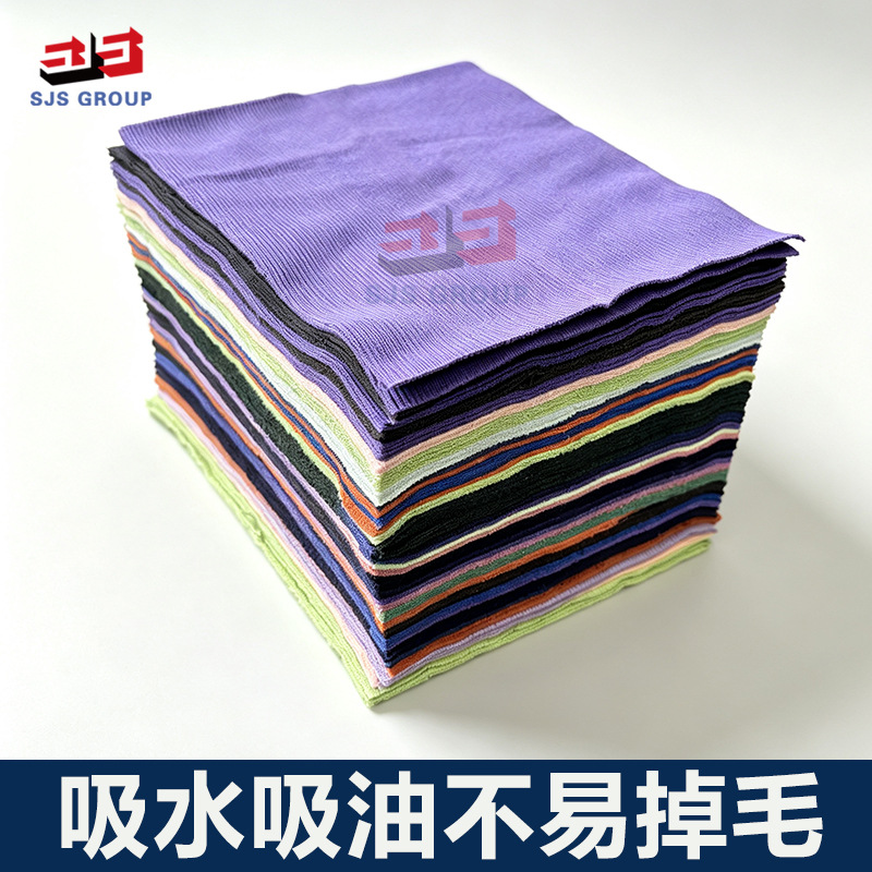 标准尺寸新布现货供应擦机布吸水吸油工业船舶布头废抹布不掉色