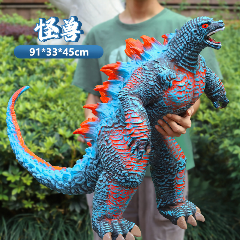 ゴジラ映画キングコングシミュレーション大型ソフトプラスチックモンスターおもちゃハンドモデルおもちゃは音を発することができますクロスボーダー卸売|undefined