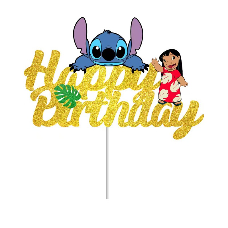 ステッチボーイ ブルーケーキインサート ステッチカード HAPPY BIRTHDAY ハッピーバースデーインサートフラグ|undefined