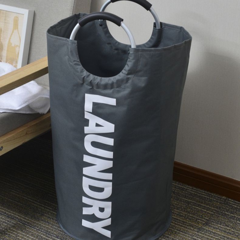 115 litros de doble gran tamaño cesta de ropa sucia transfronteriza de gran capacidad de baño cesta de juguetes bolsa de lavandería plegable