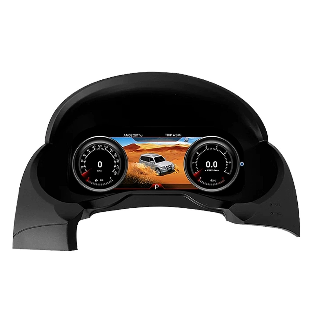 Подходит для Mitsubishi Pajero (08-18) 12,3-дюймовый HD LCD приборная панель с нестирающейся установкой, подключай и используй