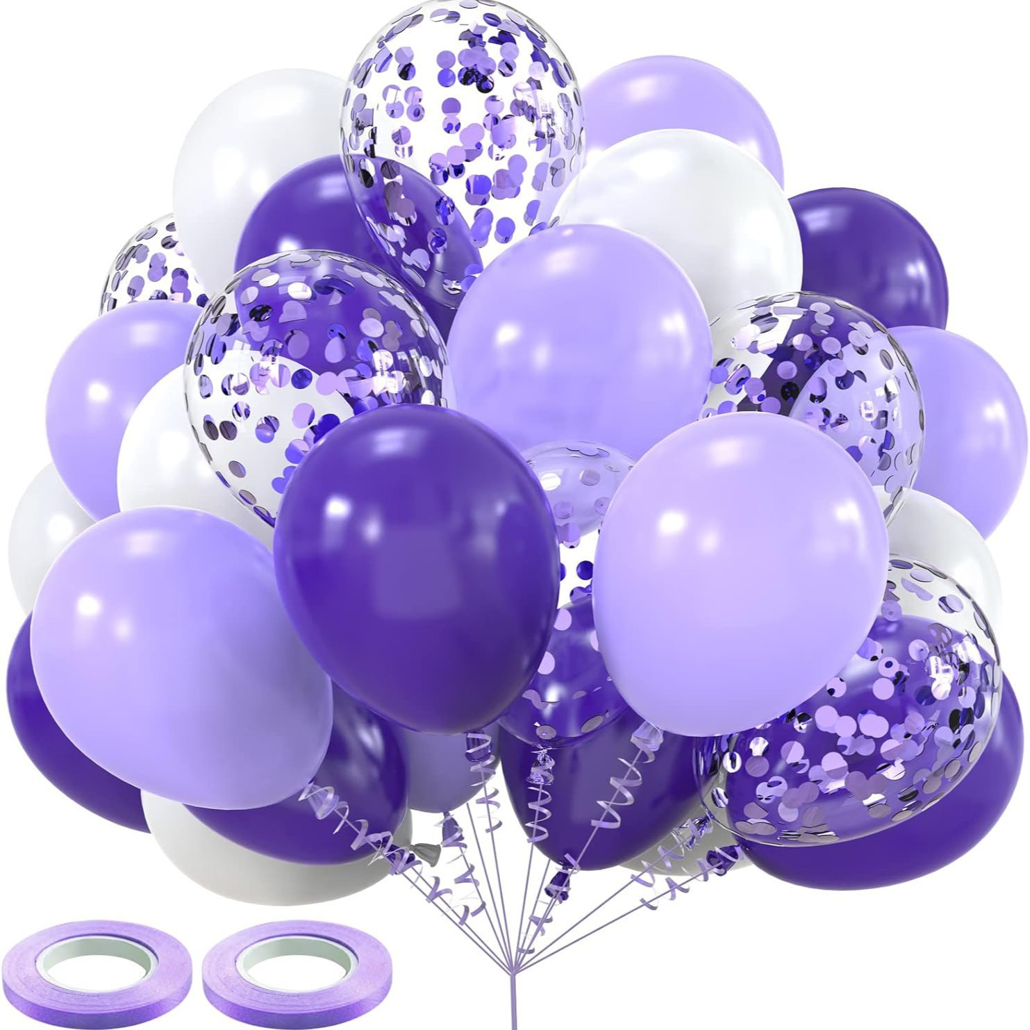30pcs set púrpura entrega cinta