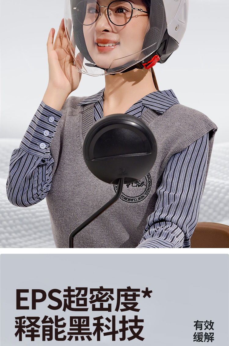 3C Certified Electric Vehicle Helmet with Removable Lining, Adjustable All-Season Windproof Safety Helmet, Motorcycle Half Helmet