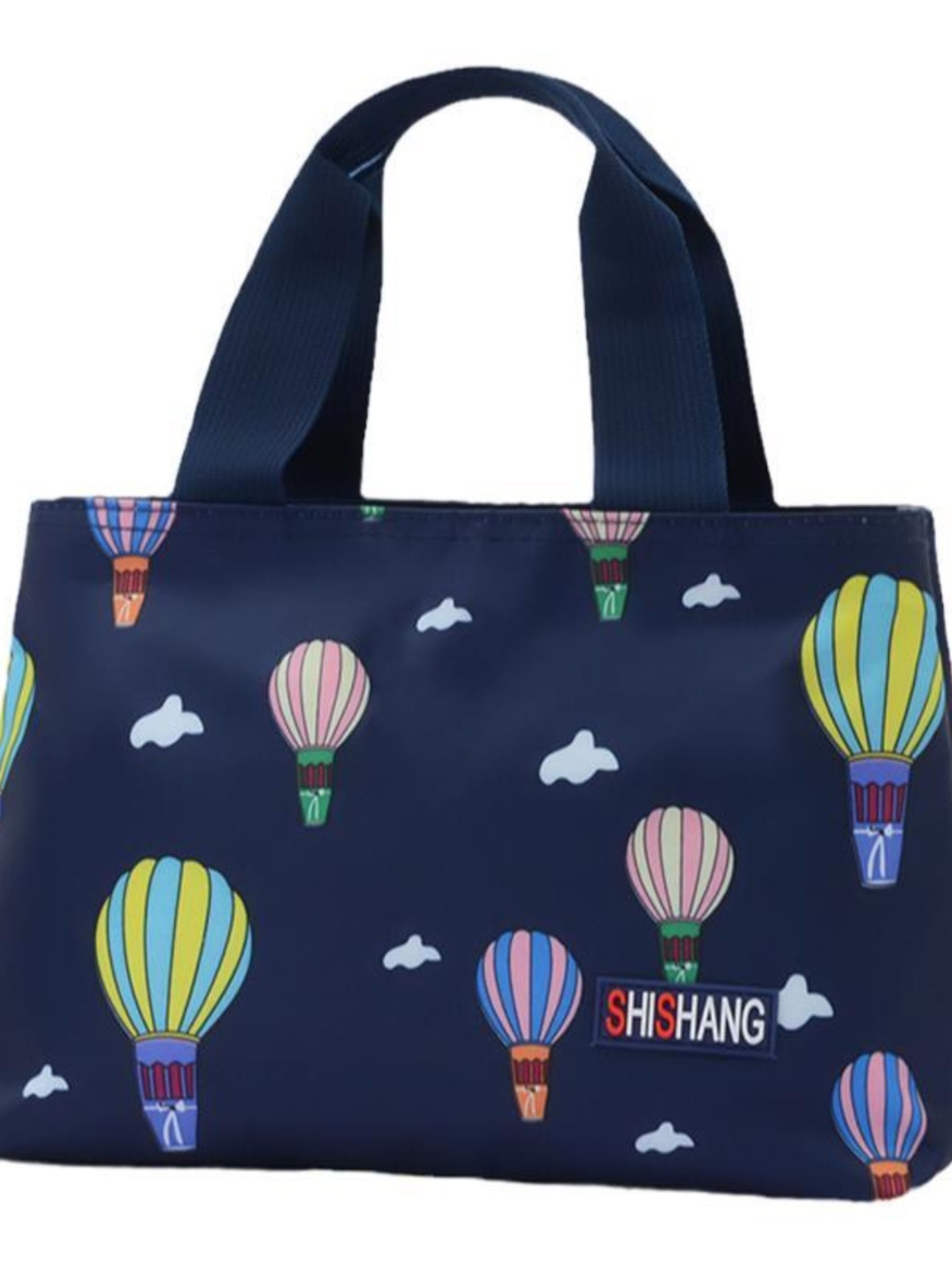 엄마 스페셜 올림픽이있는 대형 더블 포켓 여성용 핸드 백 작업 통근 용 고 가치 휴대용 방수 천 가방