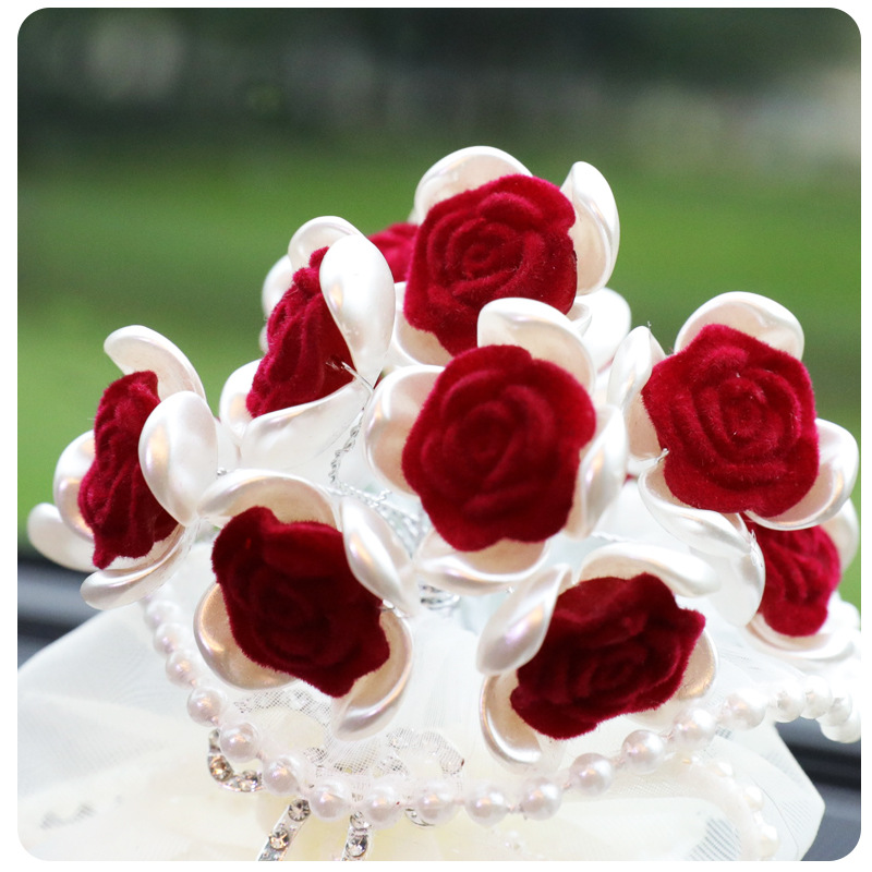 Simulated Rose Aromatherapy Ornaments Car Decoration Perfume Car Interior Supplies Diffuser Fragrance Rose Fragrance