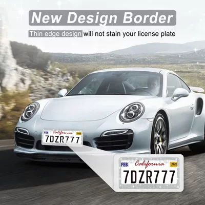 License plate holder/license plate holder stainless steel car license plate frame