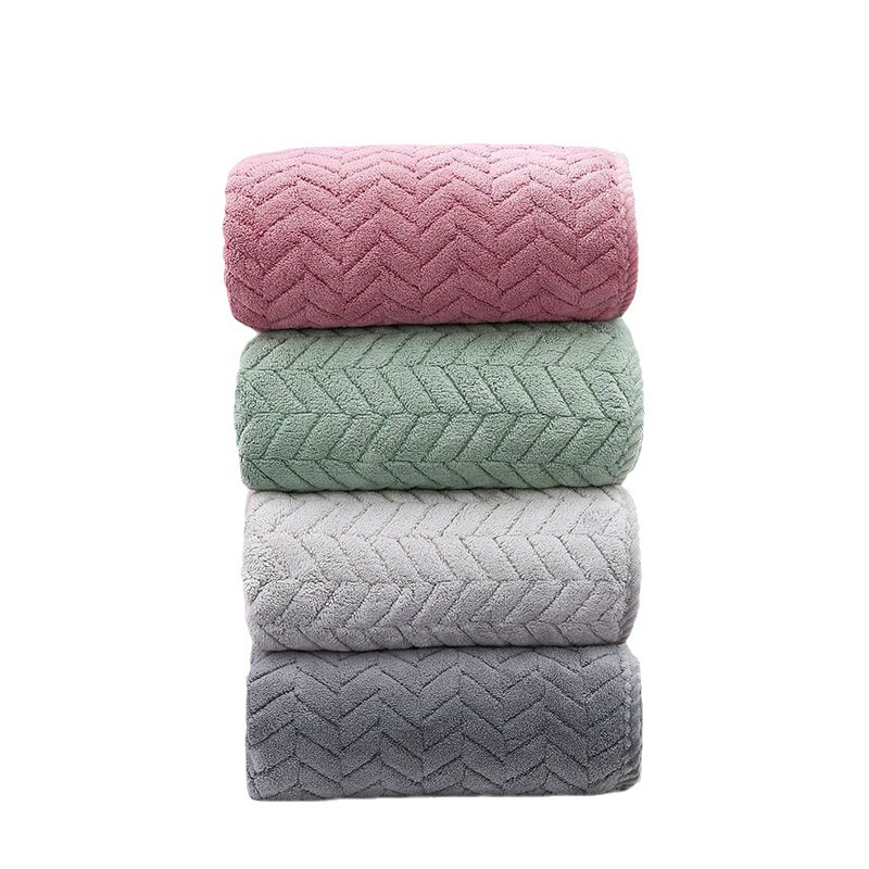 coral towel for home use for face washing