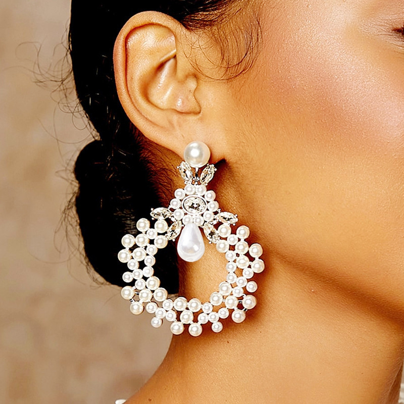 Retro fashionable creative elegant universal geometric earrings from…