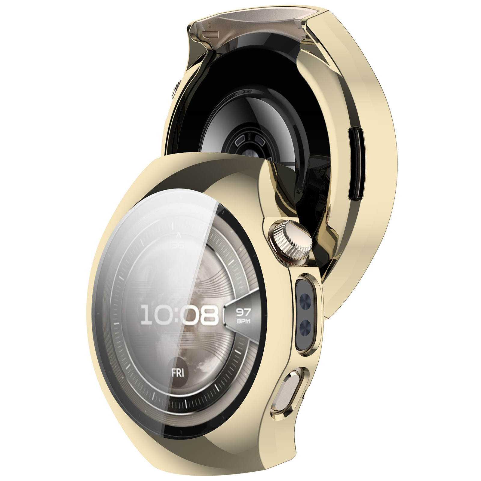 Xinyuan Shuntong is suitable for the Huawei watch5 protective case with a 42MM tempered film and a full 46MM integrated case and film watch case undefined