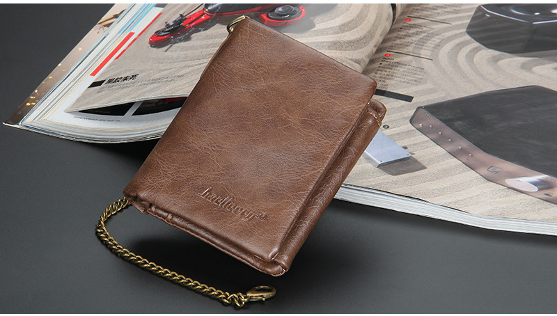 Summer Season Men'S Gender Men's Geometric Buckle Wallets