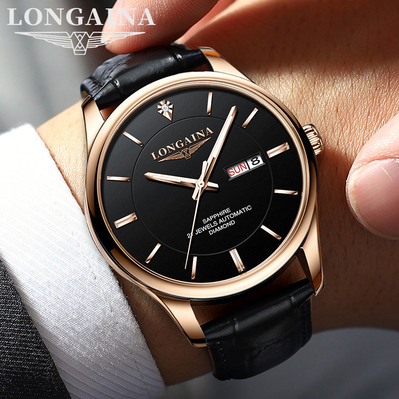 High-End Watches Swiss Men's Mechanical Watches Brand Men's Business Watches Genuine Watches Automatic Mechanical Waterproof