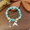S520 pearl fishtail AB blue bracelet