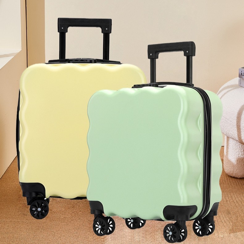 新しいタイプの子供のスーツケースはロゴの大容量の漫画のかわいいスーツケースの万向輪の暗号ロックの旅行箱を印刷することができます。|undefined
