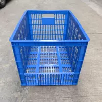 670*470*420 открытая пластиковая корзина для переворачивания, утолщенная пластиковая открытая корзина для переворачивания, штабелируемая открытая корзина