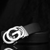 Belt, leather fashionable trousers, buckle, genuine leather, simple and elegant design