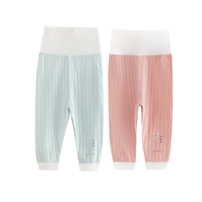 baby Long johns Spring pure cotton Paige Pants belly care children spring and autumn Thin section Pajamas baby keep warm trousers